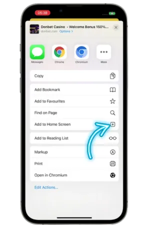 Add to Home Screen