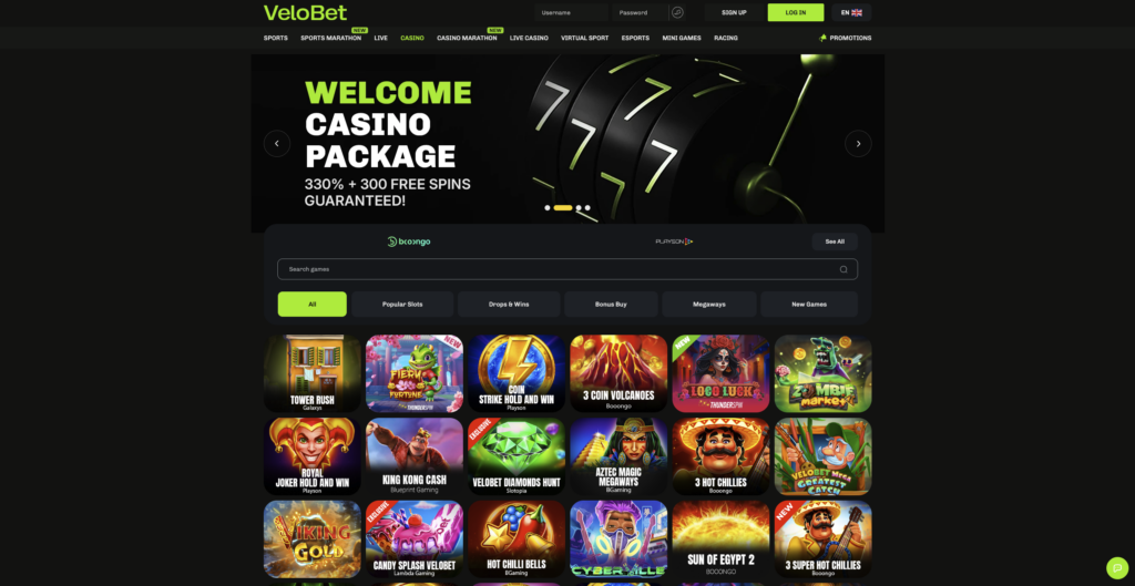 Velobet Games