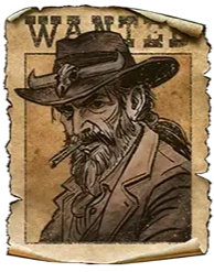 Jesse James symbol Dead or Alive 3 Wanted