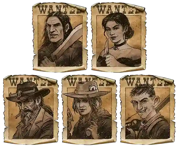 Wanted Wild symbol Dead or Alive 3 Wanted