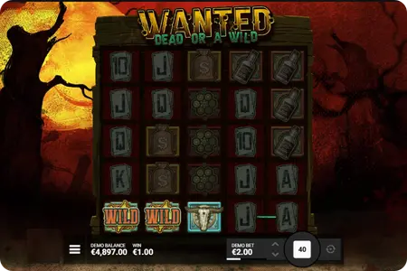 Wanted Dead or a Wild Hacksaw Gaming gameplay UK